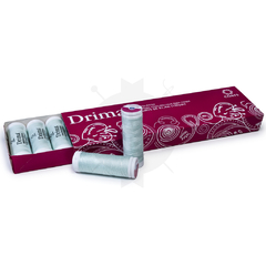 Hilo De Poliester Drima N126 10 Bobinas De 91,4 Metros C/u Blanco o Negro - tienda online