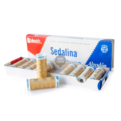 Hilo Sedalina De Algodón X 10 Bobinas 90 Metros - comprar online