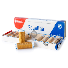 Hilo Sedalina De Algodón X 10 Bobinas 90 Metros - comprar online