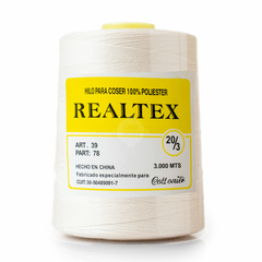 Hilo de Polieste para Jean Marca Realtex 20/3 x 3000 Metros