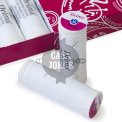 Hilo De Poliester Drima N126 10 Bobinas De 91,4 Metros C/u Blanco o Negro - comprar online