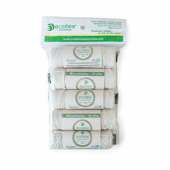 Hilo Algodon Crudo art 1005 de 1.75mm 5 Bobinas x 35 Metros - comprar online