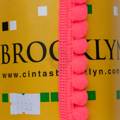 Imagen de Galon Mini Pompon Brooklyn art 1132 de 20 mm x 10 Metros