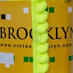 Galon Mini Pompon Brooklyn art 1132 de 20 mm x 10 Metros - CASA JORGE