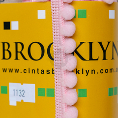 Galon Mini Pompon Brooklyn art 1132 de 20 mm x 10 Metros - comprar online