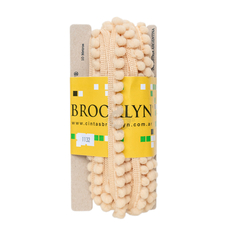 Galon Mini Pompon Brooklyn art 1132 de 20 mm x 10 Metros - CASA JORGE