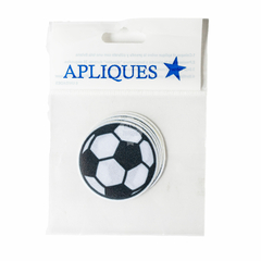 Aplicaciones Estampadas Art 6307.09 Pelota X 6 Unidades