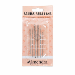 Agujas Para Lana Metal Sin Punta Almendra X 6 Unid Surtida - CASA JORGE