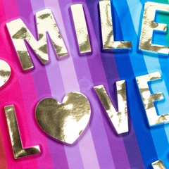 Apliques smile love para coser Art 2960 de 19 cm x Unidad en internet