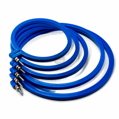 Bastidor Plástico Para Bordar Almendra Con Tornillo 20cm - CASA JORGE