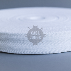 Cinta Hilera Liviana De Algodón 25mm X 50 Mts Blanca - comprar online