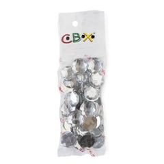 Gema Acrilica Cbx Para Coser Redonda 18mm X 50 Unidades en internet