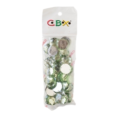 Gema Acrilica Cbx Para Coser Redonda 18mm X 50 Unidades - tienda online