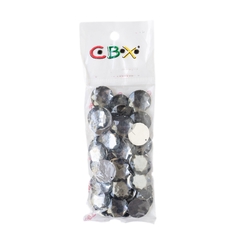 Gema Acrilica Cbx Para Coser Redonda 18mm X 50 Unidades - tienda online