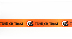 Cinta Halloween Cordon De Oro Trick Or Treat 25mm X 10 Mts - CASA JORGE