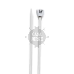Agujas de Tejer Tricot De Aluminio Marca Silver N° 3 X Caja 12 Pares - CASA JORGE