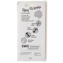 Tijera Para Bordar Acero Inoxidable Marca Cbx Art B902 - comprar online