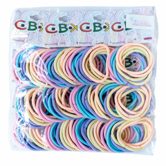 Pack Gomitas Para Cabello Cbx Poliester 12 Paquetes X10 Unid