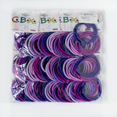 Pack Gomitas Para Cabello Cbx Poliester 12 Paquetes X10 Unid