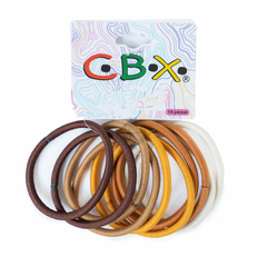 Pack Gomitas Para Cabello Cbx Poliester 12 Paquetes X10 Unid - CASA JORGE