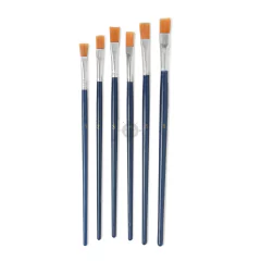 Pinceles Sintéticos Marca Cbx Chato X 6 Unid Surtidos - comprar online