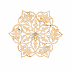 Mandalas Calados En Fibrofacil Mdf De 15 Cm De Diámetro - comprar online