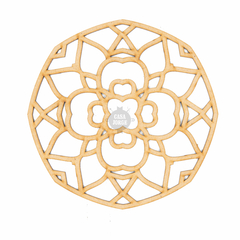 Mandalas Calados En Fibrofacil Mdf De 15 Cm De Diámetro - comprar online