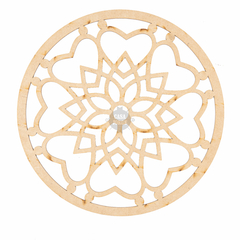 Mandalas Calados En Fibrofacil Mdf De 30cm De Diámetro