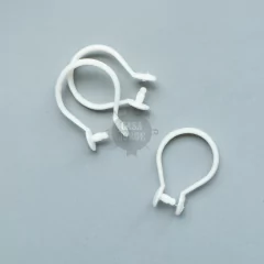 Gancho Para Cortina De Baño De Plástico Pera X 12 Unidades