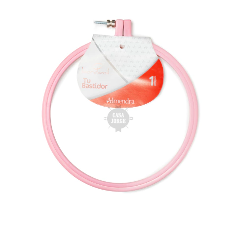 Bastidor Plástico Para Bordar Almendra Con Tornillo 14cm - comprar online