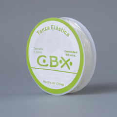 Tanza Elástica Elastizada Nylon CBX Transparente 1mm X 20 Metros