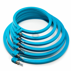 Bastidor Plástico Para Bordar Almendra Con Tornillo 20cm - CASA JORGE