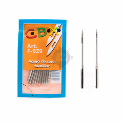 Agujas Maquina Familiar Recta Cbx Punta Común X Paquete