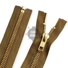 Cierres Metal Bronce Ykk Desmontable Cad 5 Automático 75cm en internet