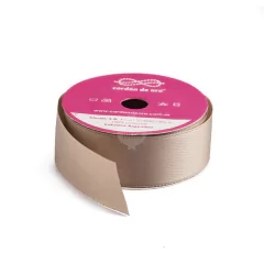 Cinta Raso N 5 De 25mm Cordón De Oro X 10 Mts - CASA JORGE