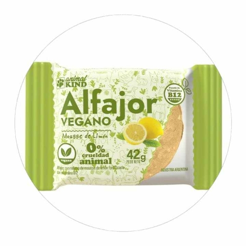 Alfajor Vegano Animal Kind Limón x 42 g - comprar online