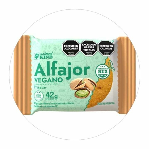 Alfajor Vegano Animal Kind Pistacho x 42 g - comprar online