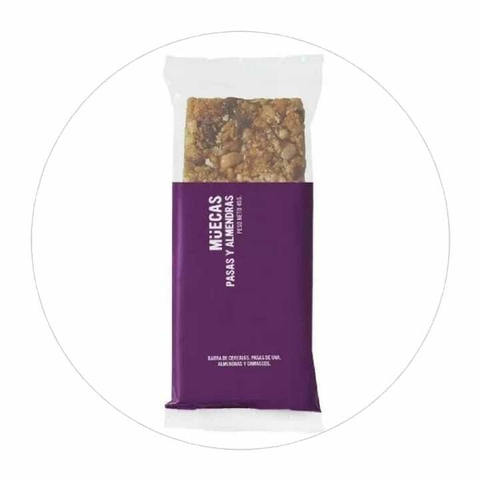 MUECAS BARRA PASAS Y ALMENDRAS 45gr - comprar online