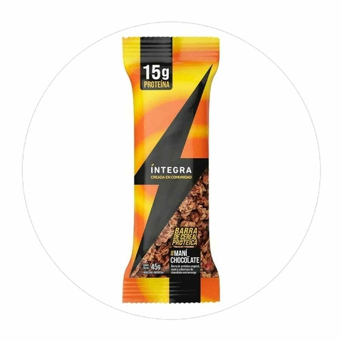 BARRAS INTEGRA PROTEICA MANI Y CHOCOLATE 45 GRS - comprar online