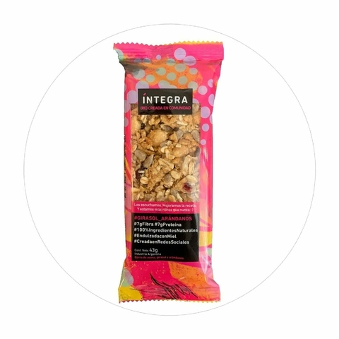 BARRA INTEGRA GIRASOL ARANDANO 43gr - comprar online
