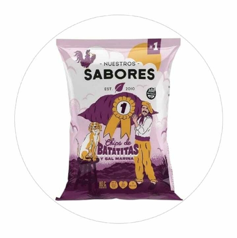 NUESTROS SABORES CHIPS DE BATATA FRITA - comprar online