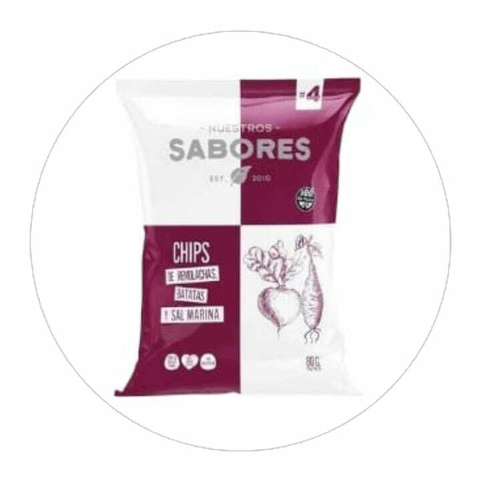 NUESTROS SABORES CHIPS DE REMOLACHA Y BATATA - comprar online