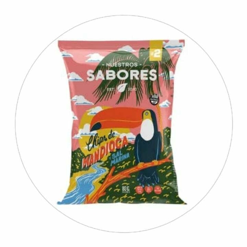 NUESTROS SABORES CHIPS DE MANDIOCA FRITA - comprar online