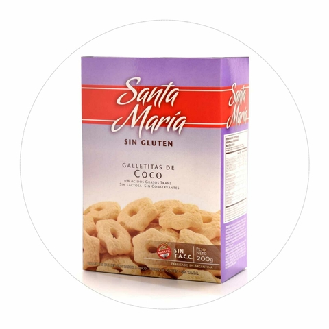 Galletitas Santa Maria Coco 200 Gr - comprar online