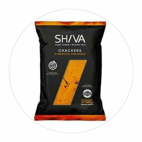 Crackers Shiva Pimenton Ahumado 100 Gr - comprar online