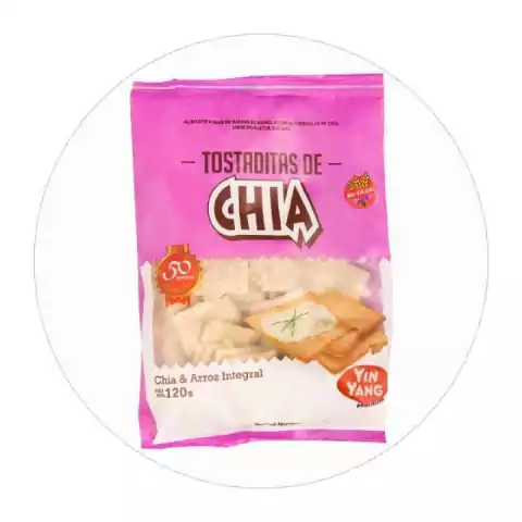 Tostadas de Arroz integral y Chia 120 Gr - comprar online