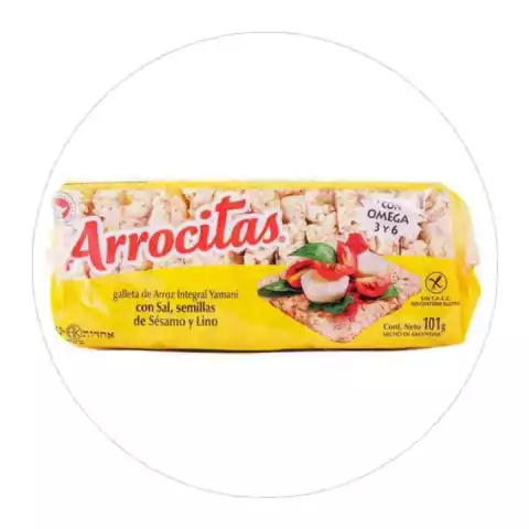 Galletas de Arroz Arrocitas Con sal 101 Gr - comprar online