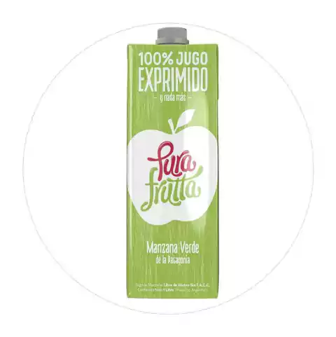 Jugo de Manzana Verde Pura Frutta 1L - comprar online