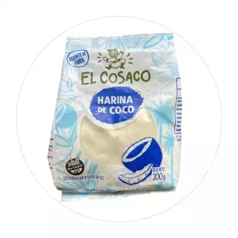 Harina de Coco El Cosaco 200gr - comprar online