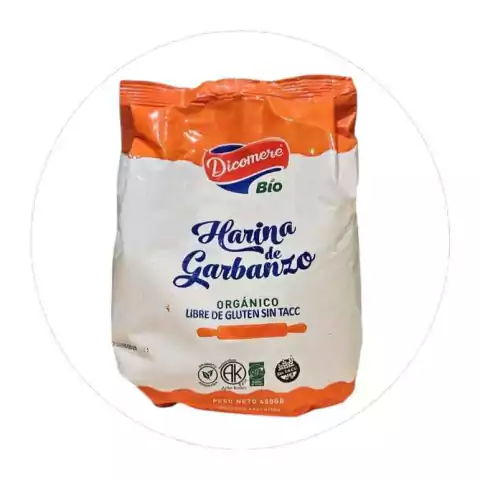 Harina de Garbanzo Organico Dicomere 450 Gr - comprar online